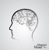 Circuit board human head eps 10 N5