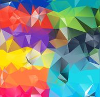 Abstract geometric background space N9
