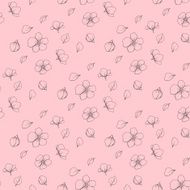 Pastel color floral tile texture Hand N2