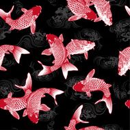 Japanese carp pattern N34