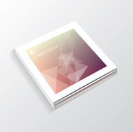 catalog cover design mockup template for corporate identity