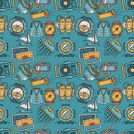 Colored vector background for sea leisure N2