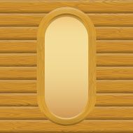 Wooden Framework with Paper on a Wall N7