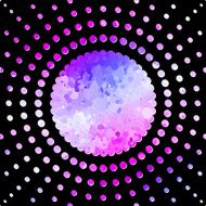 abstraction radial background N4