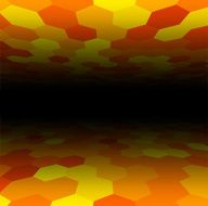 Perspective grid hexagonal surface N10