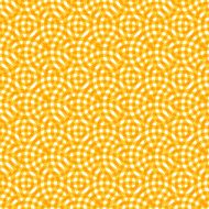 Abstract Yellow Seamless Pattern with Round Circles N2