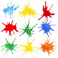 colorful splashes of paint N2