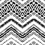 Hand drawn painted seamless pattern Vector illustration N86