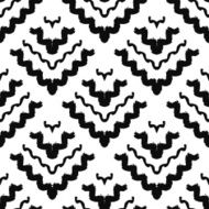 Hand drawn painted seamless pattern Vector illustration N87