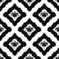 Hand drawn painted seamless pattern Vector illustration N88