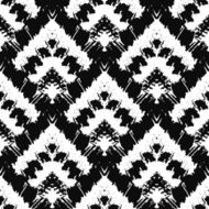 Hand drawn painted seamless pattern Vector illustration N89
