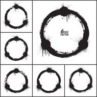 Vector Grunge Shapes Set