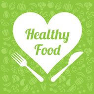 healthy food vector background