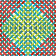 Pattern with intersecting lines on a white background Vector