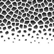 Abstract grayscale geometric pattern N6
