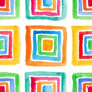 beautiful watercolor striped squares