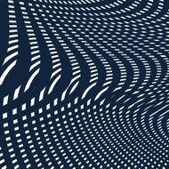 Moire pattern op art background Hypnotic vector backdrop