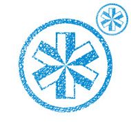 Medical symbol of emergency vector simple single color icon