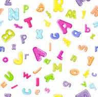 cartoon alphabet pattern N2
