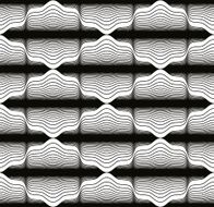 Vintage style black and white seamless pattern vector geometric N3