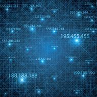 Abstract vector futuristic blue background N4