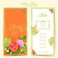 gorgeous restaurant menu design