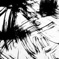 Abstract ink grunge texture vector N25