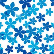 Seamless pattern with bright flowers N4