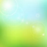 Vector blur blue and green background
