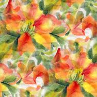 Watercolor Flowers N148