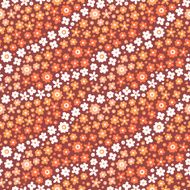 Seamless pattern with cute flowers N20