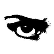 Grunge Angry Eye