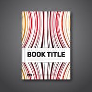 Modern abstract brochure or book N6