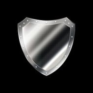 Ancient silver shield