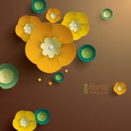 Paper graphic of blossom N2