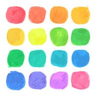 Vector Watercolor Blobs Set