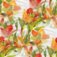 Watercolor Flowers N151