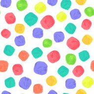 Vector Watercolor Spectrum Seamless Pattern
