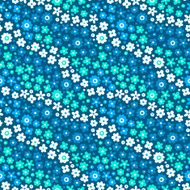 Seamless pattern with cute flowers N21