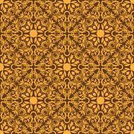 Orange seamless pattern N5