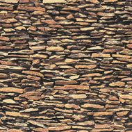 Stone wall brown relief texture with shadow