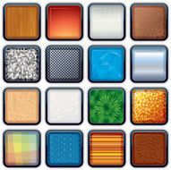 Apps Button Textures Vector Eps 10