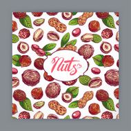 card with nuts