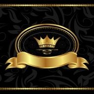 royal background with golden frame N6