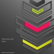 Abstract 3d arrows design background