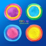 Watercolor banners Vector