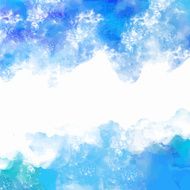 Watercolor blue background texture