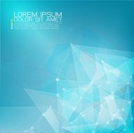 abstract mesh network background for technology business concept vector