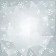 Christmas abstract polygonal background