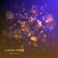 Abstract Colorful Background with Magic Particles Vector N5